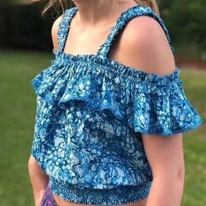 House of Harlow Martine Floral Top